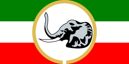 The same flag with the ring drawn open at the bottom