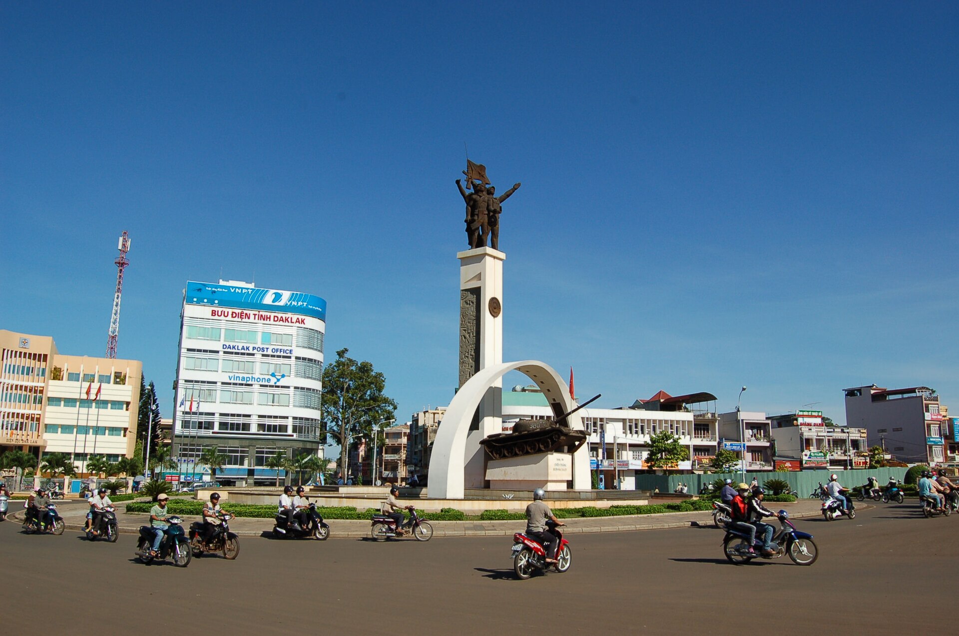 The central square at Buon Ma Thuot