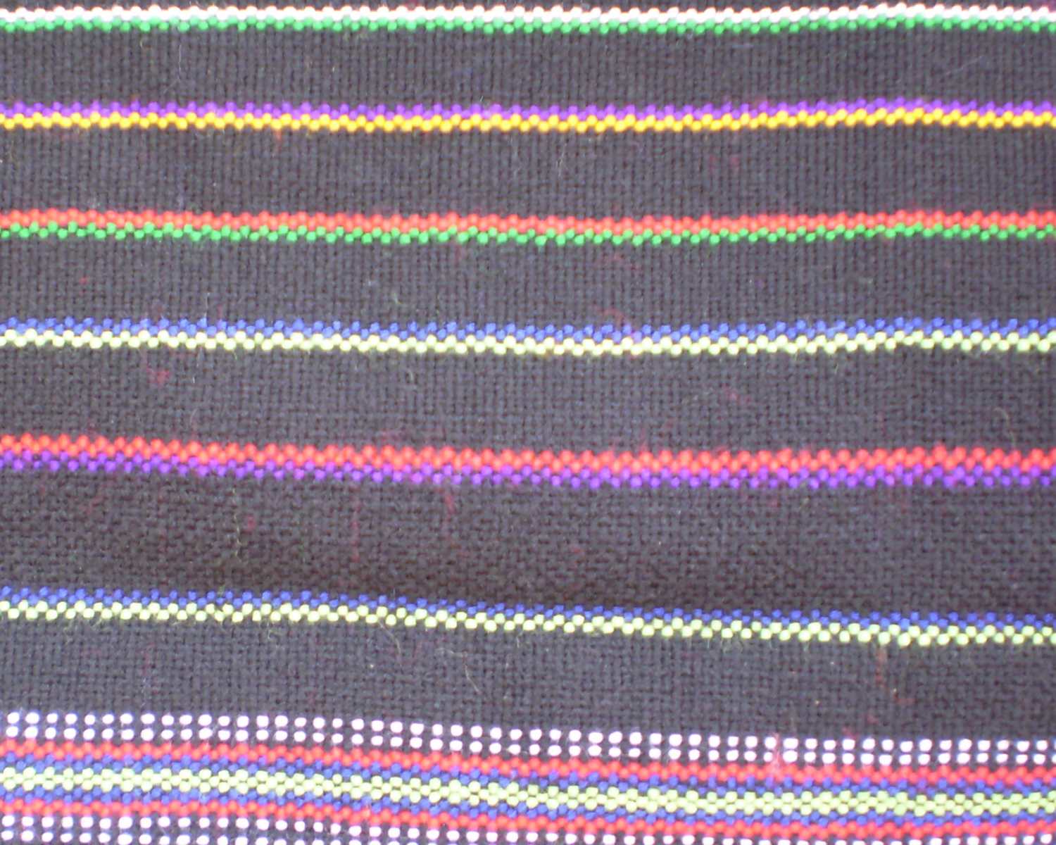 Rhade brocade with woven bands of red and white