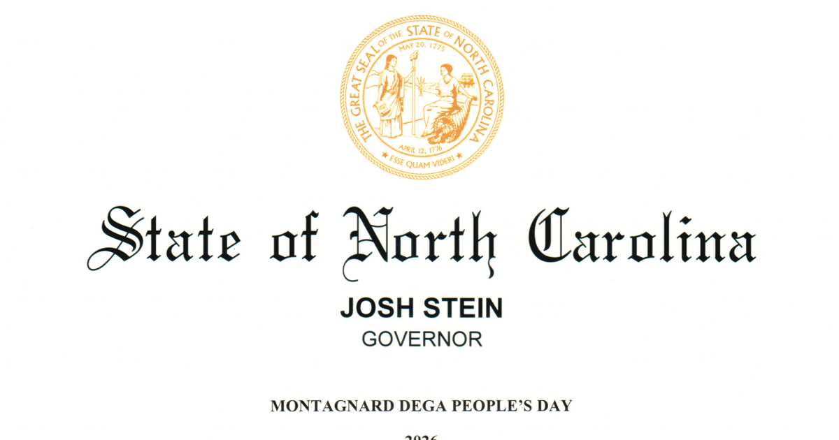 The State of North Carolina proclamation naming September 20, 2026, Montagnard Dega People's Day